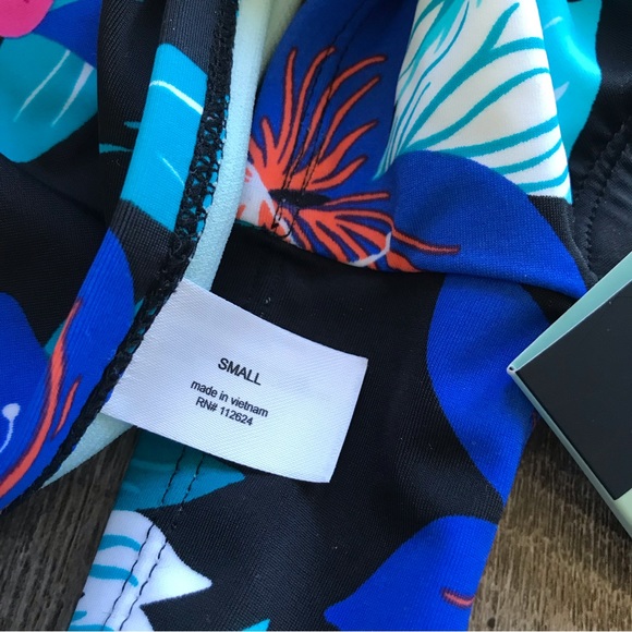 DSG Amelia Bikini Bottom Tropic Floral Jogger NEW Size Small - Picture 6 of 11